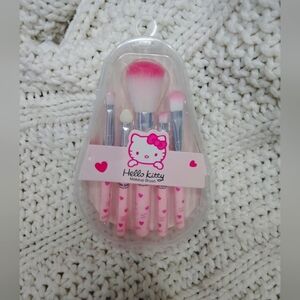 Hello Kitty Pink Makeup Brush Set